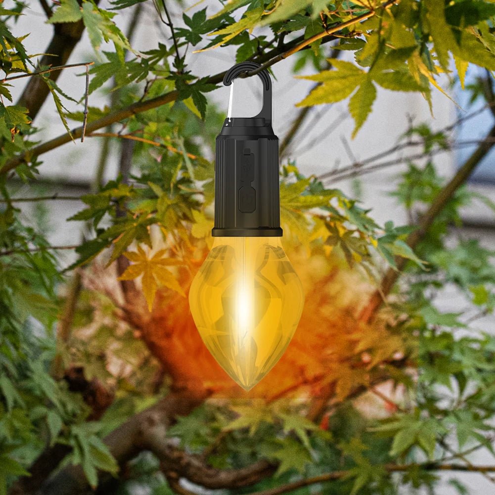 Kraftfuld og Let LED Campinglampe med Genopladelig Funktion