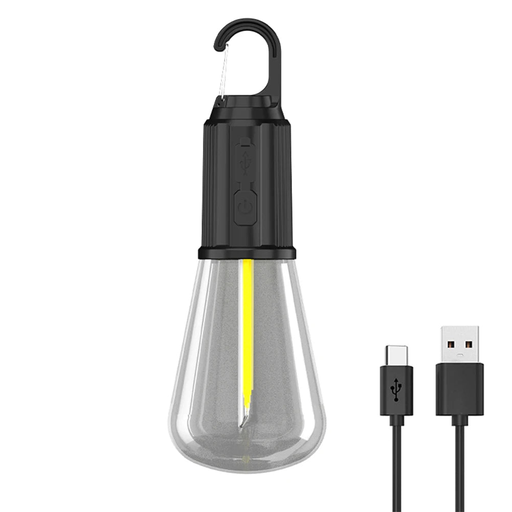 Kraftfuld og Let LED Campinglampe med Genopladelig Funktion
