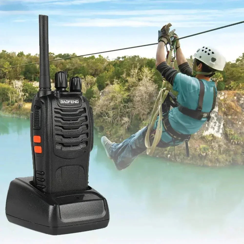 Uppladdningsbar Walkie Talkie med USB-anslutning