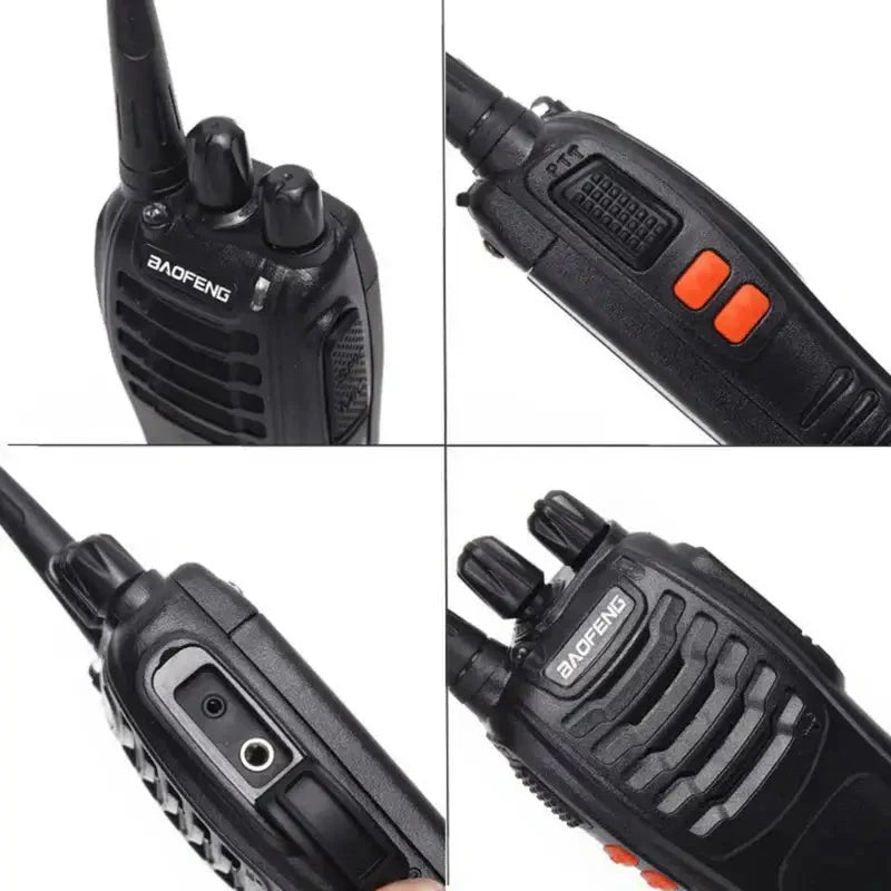 Uppladdningsbar Walkie Talkie med USB-anslutning