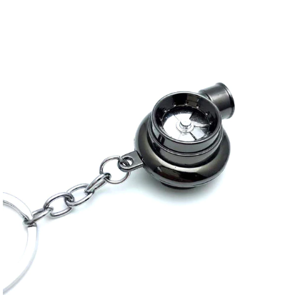 Mini Turbo Fan Nøglering Lommelygte