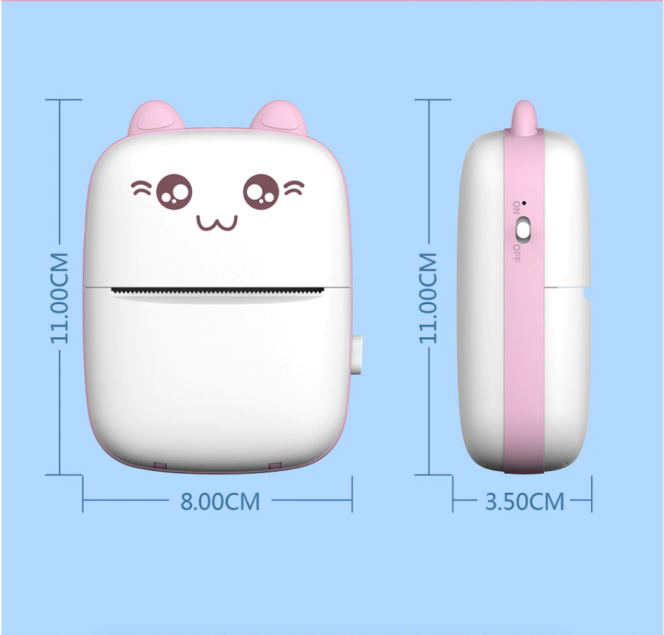 Mini Cat Termisk Bluetooth Etikettskrivare