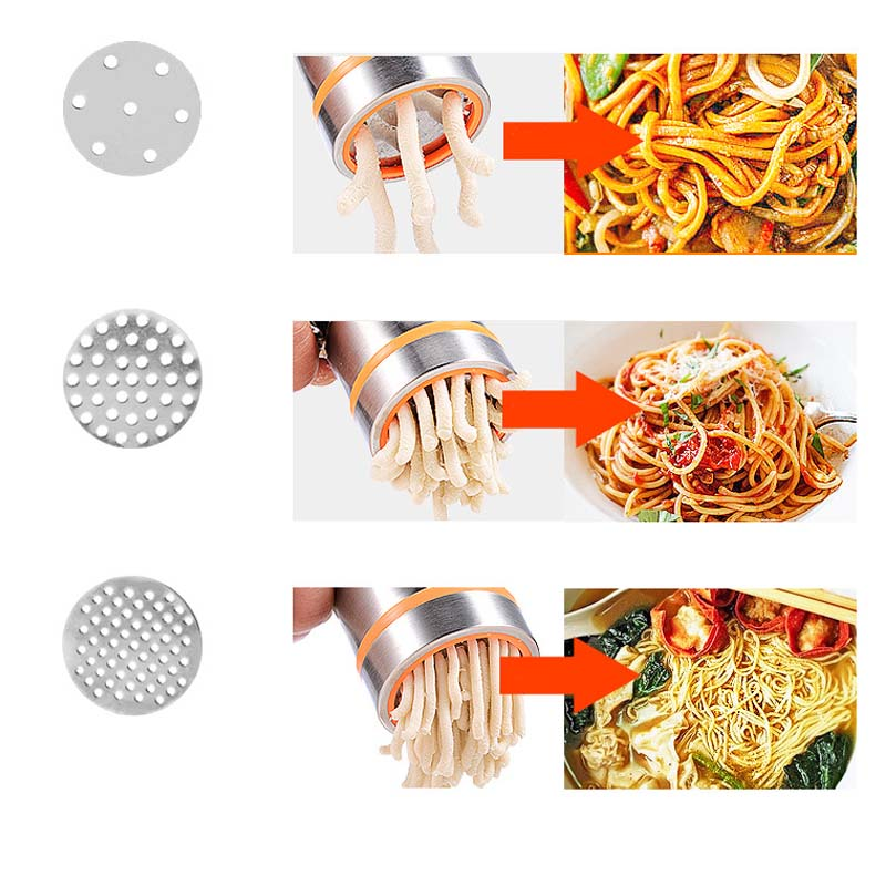 Manual Rustfrit Stål Nudelsjæler Pasta Maker