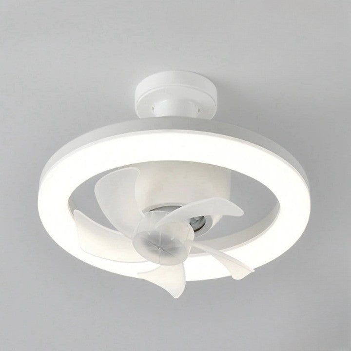 2in1 Strålende Rotérende RC Loftventilatorlampe