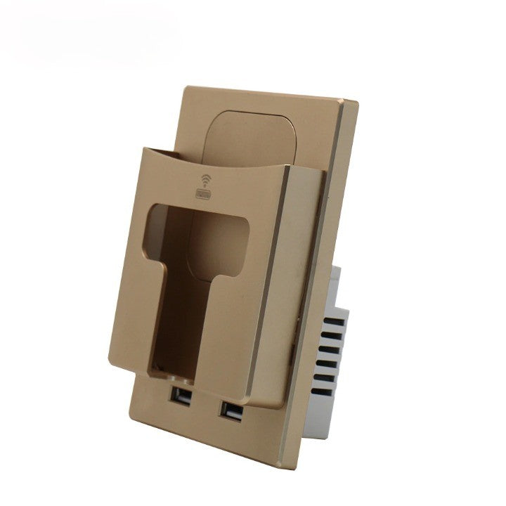Vægsocket trådløs telefonopladerholder