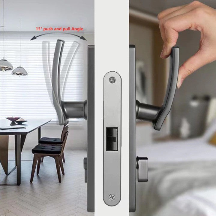 Modernt dörrhandtag med lås i lyxig design