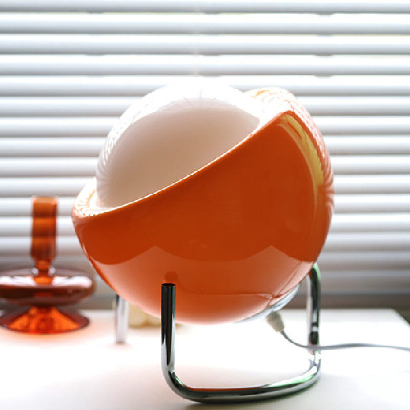 Retro Bordlampe i Glas med Energibesparende LED Lys