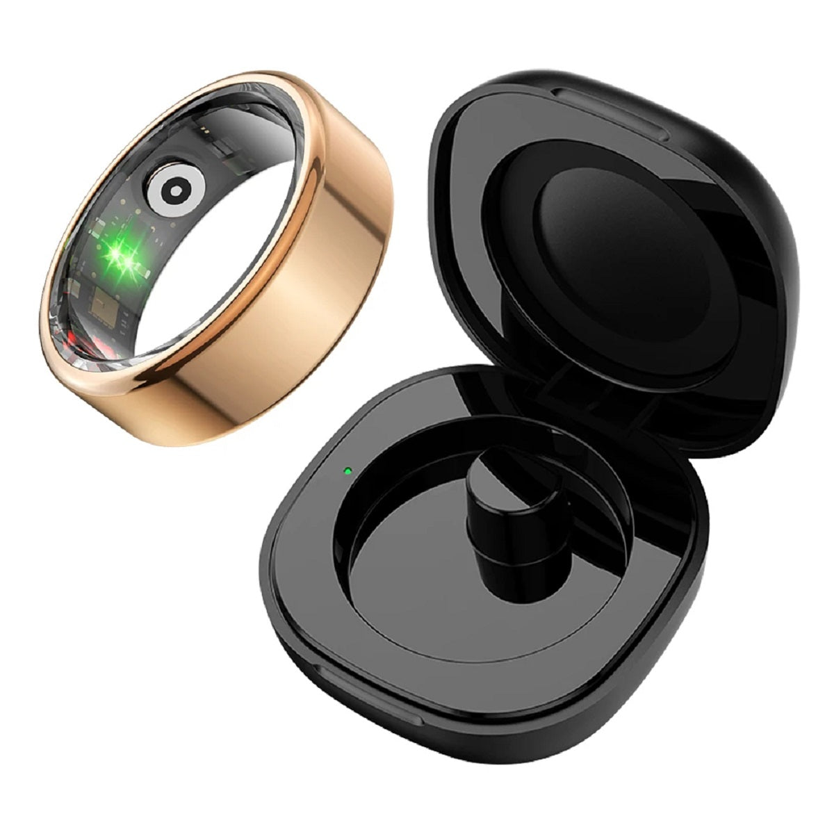 Elegant hälso-ring med lång batteritid och vattentålighet