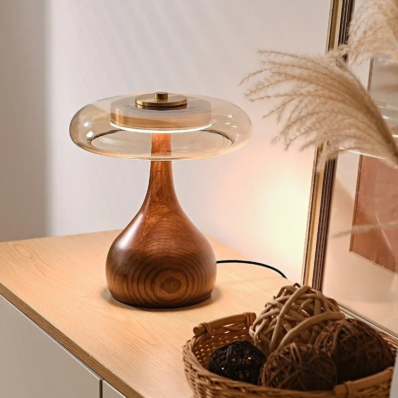 Elegant Retrobordslampa i japansk stil - Skapa myskänsla