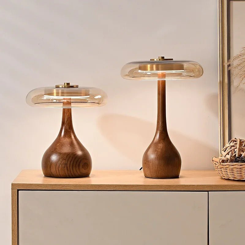 Elegant Retrobordslampa i japansk stil - Skapa myskänsla