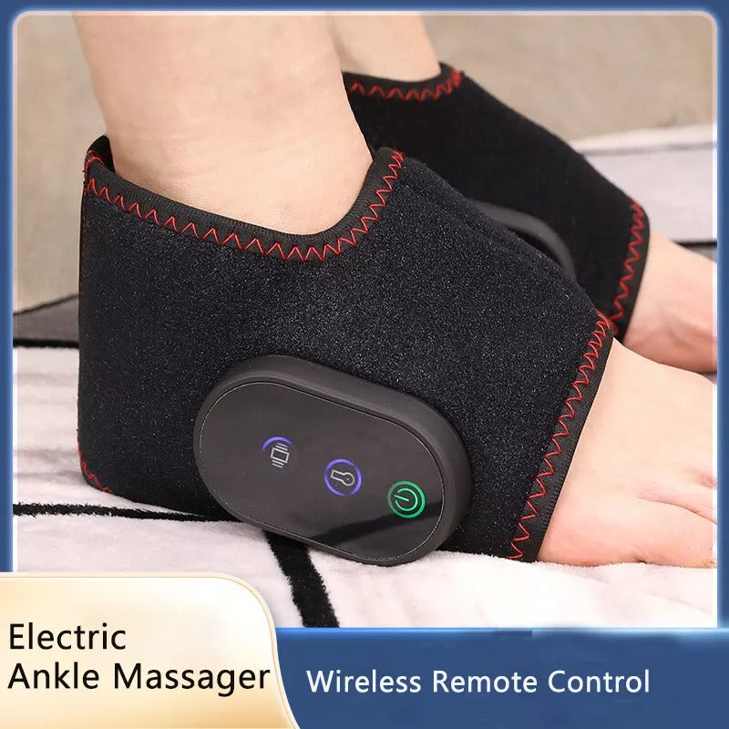 Trådløs Ankelmassage: Lindring med Varme & Vibration