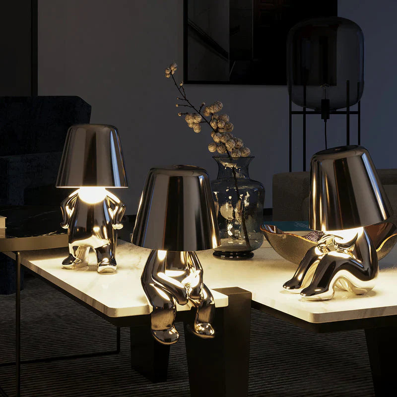 Legende belysning med dimbar funktion og kunstnerisk design