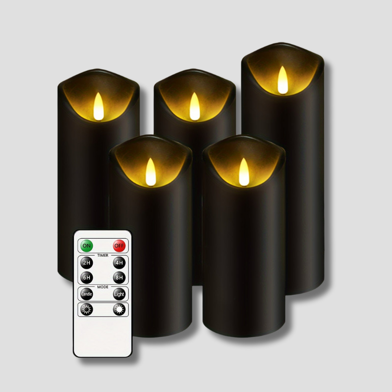 Sikre & Stilfulde LED Lys i Sort til Hjemmebelysning