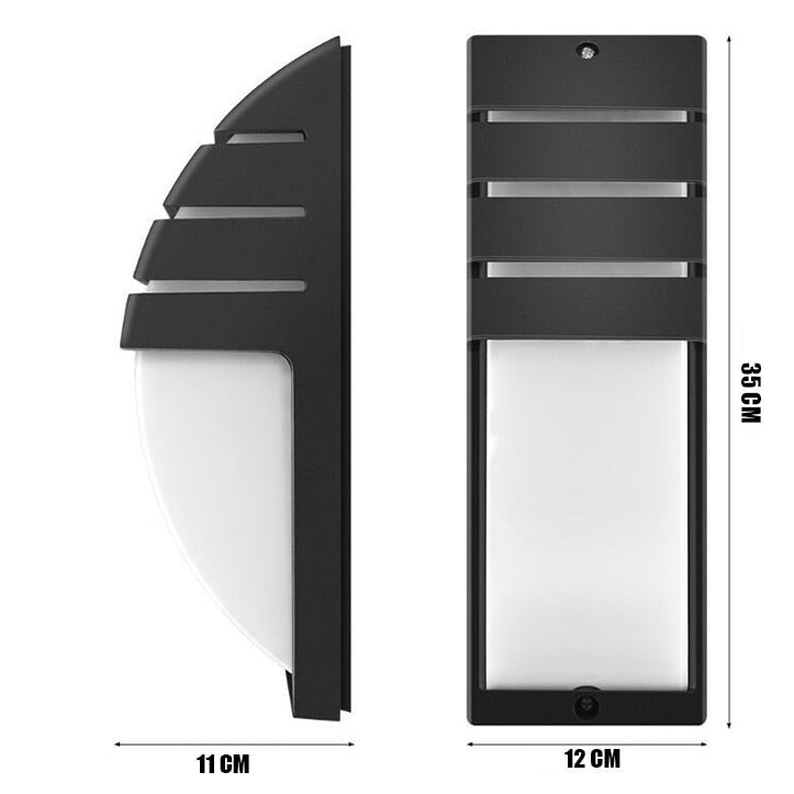 Energibesparende LED-udendørslampe med moderne design
