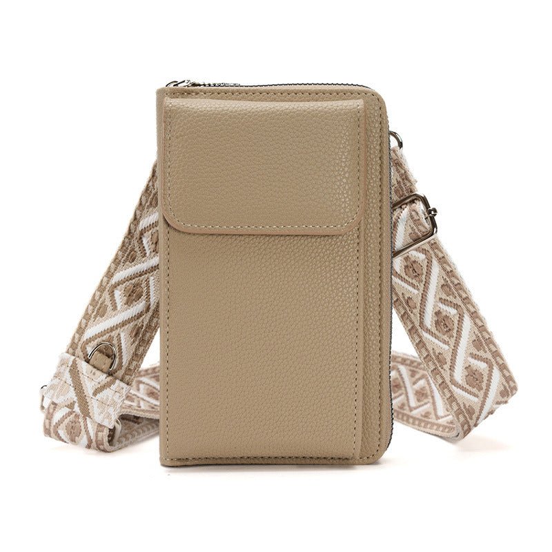 Elegant Mini Skuldertaske i Italiensk Læder til Smartphones