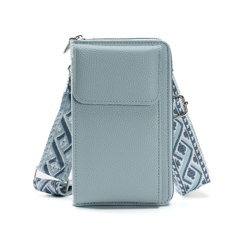 Elegant Mini Skuldertaske i Italiensk Læder til Smartphones