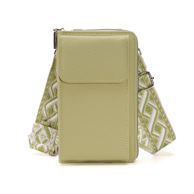 Elegant Mini Skuldertaske i Italiensk Læder til Smartphones