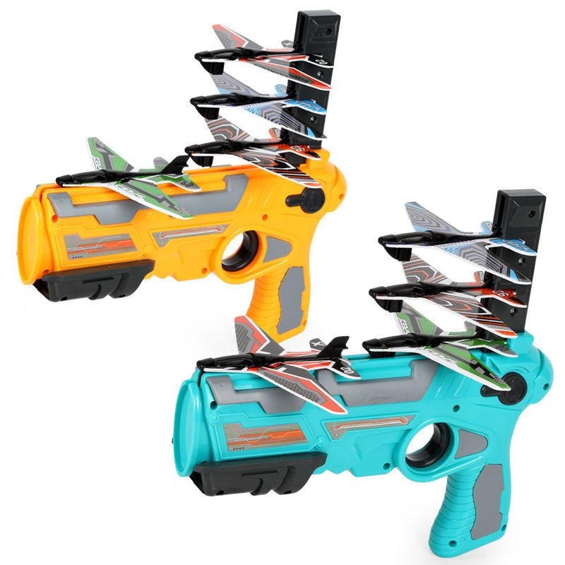Flyveleg til børn – Flyvemaskine kaster pistol