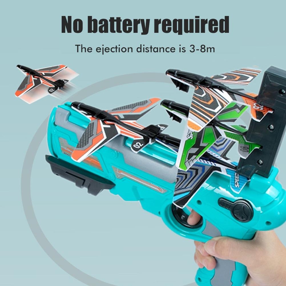 Flyveleg til børn – Flyvemaskine kaster pistol