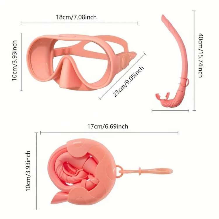 Snorkelmask SeaView – Bättre sikt, lätt att andas, simma fritt