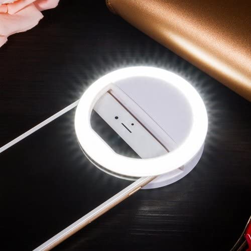 Bärbar ringlampa för selfies - GlowSnap
