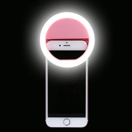Bärbar ringlampa för selfies - GlowSnap
