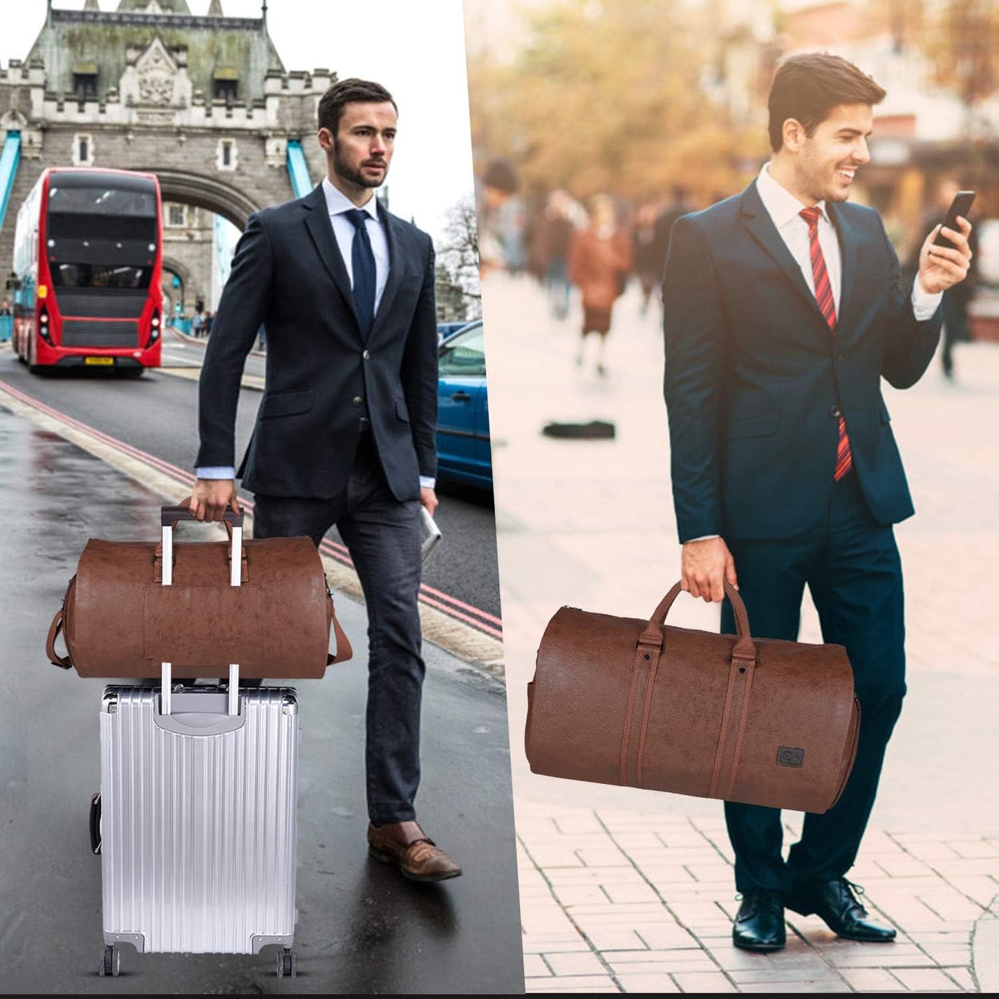 Smart resväska i vattenavvisande PU – perfekt för weekendresan