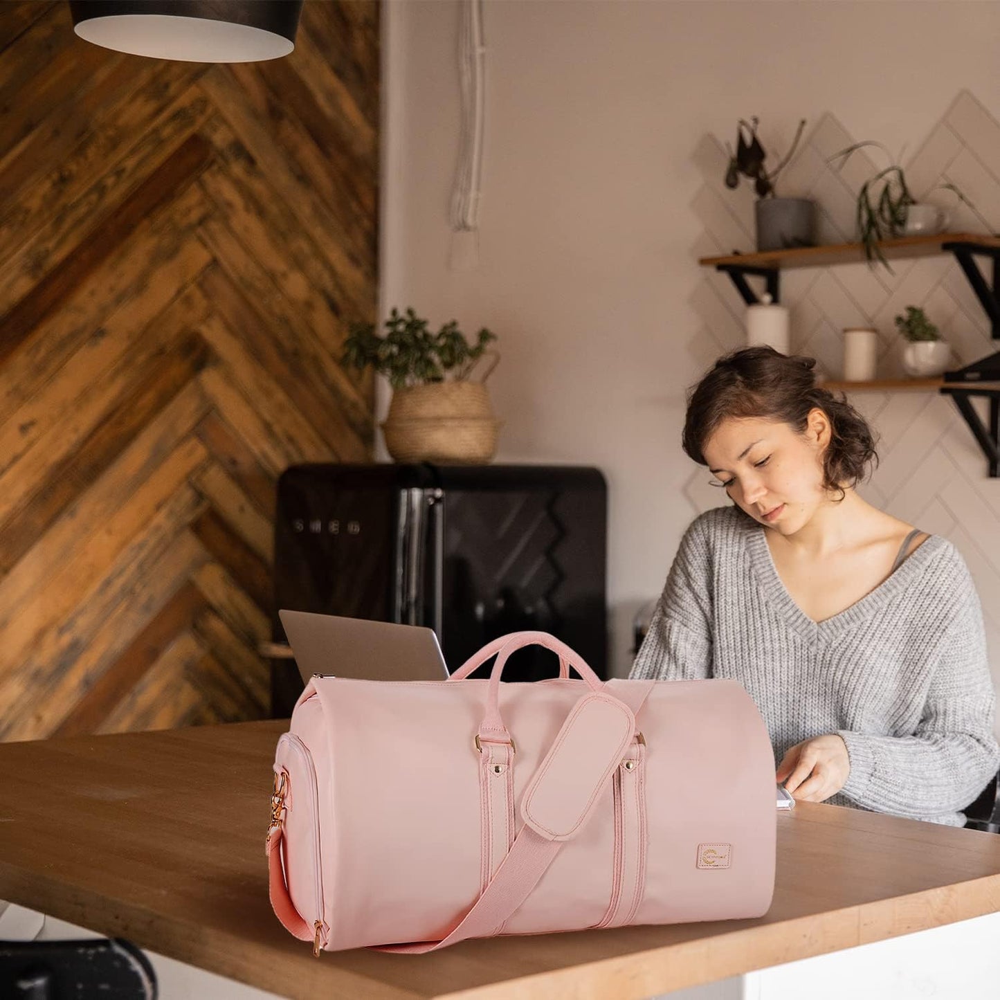 Smart resväska i vattenavvisande PU – perfekt för weekendresan