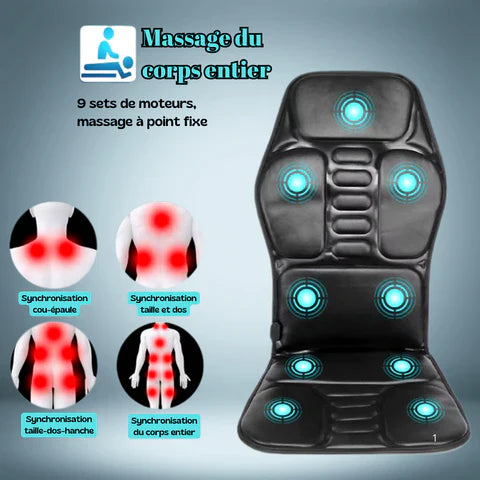 Shiatsu Massagekudde med Värme - Bekvämt Hemma och i Bilen