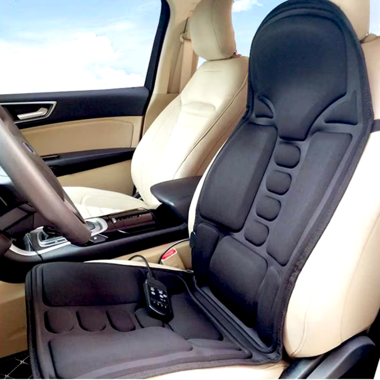 Shiatsu Massagekudde med Värme - Bekvämt Hemma och i Bilen