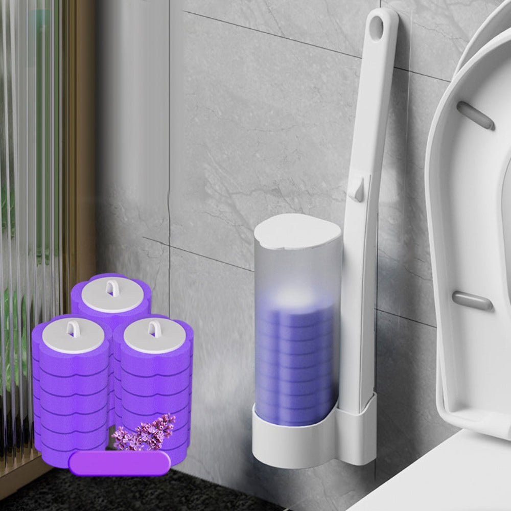 Hygiejnisk Engangs Toiletrensesæt med Kraftfulde Børstehoveder