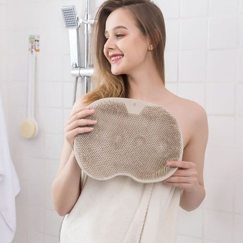 Fot- och ryggskrubb för dusch, massagekudde