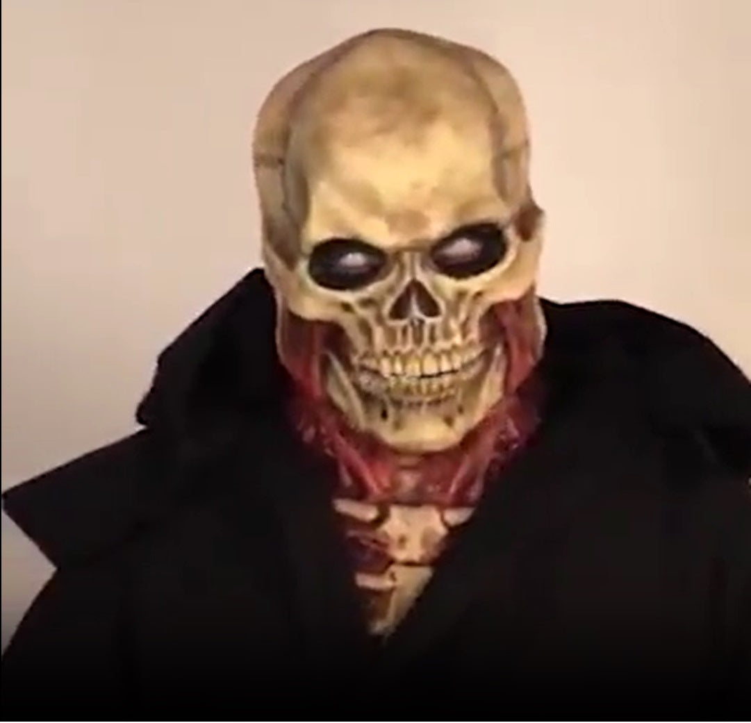 Skræmmende Dødningehoved Maske | Klar til en tidlig Halloween