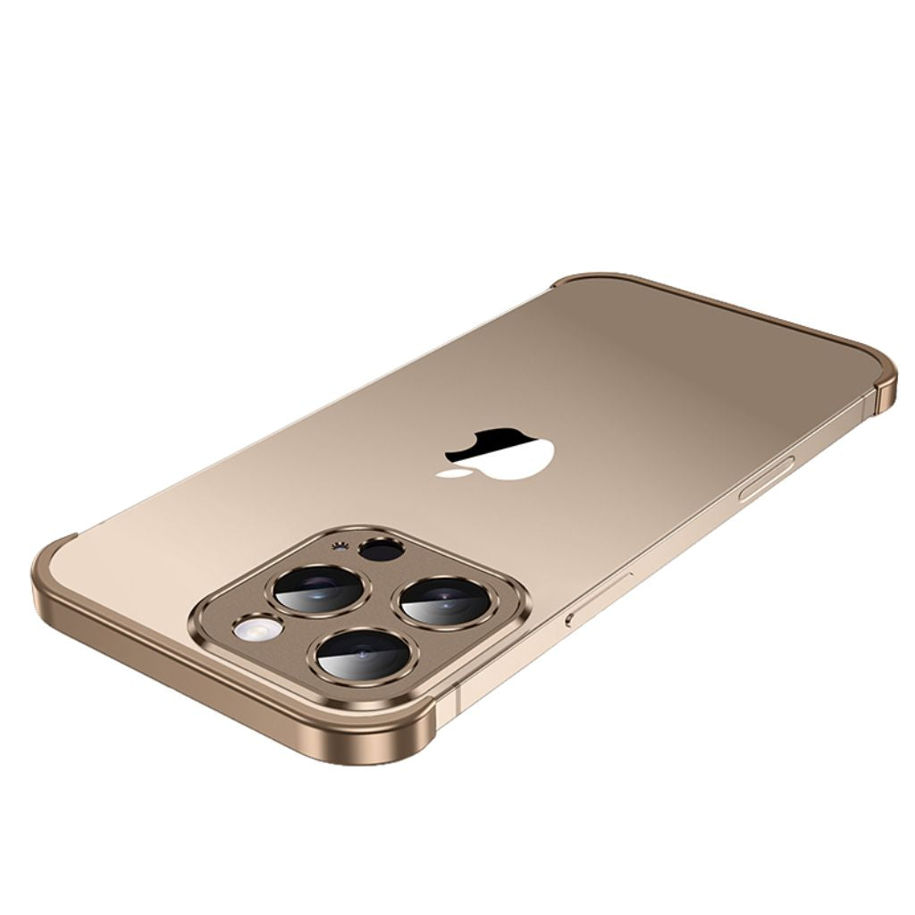 Slankt och minimalistiskt metallskydd för smartphone