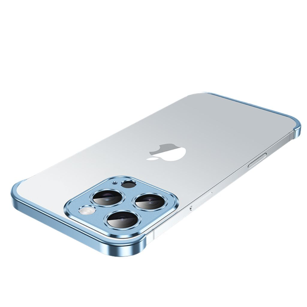 Slankt och minimalistiskt metallskydd för smartphone