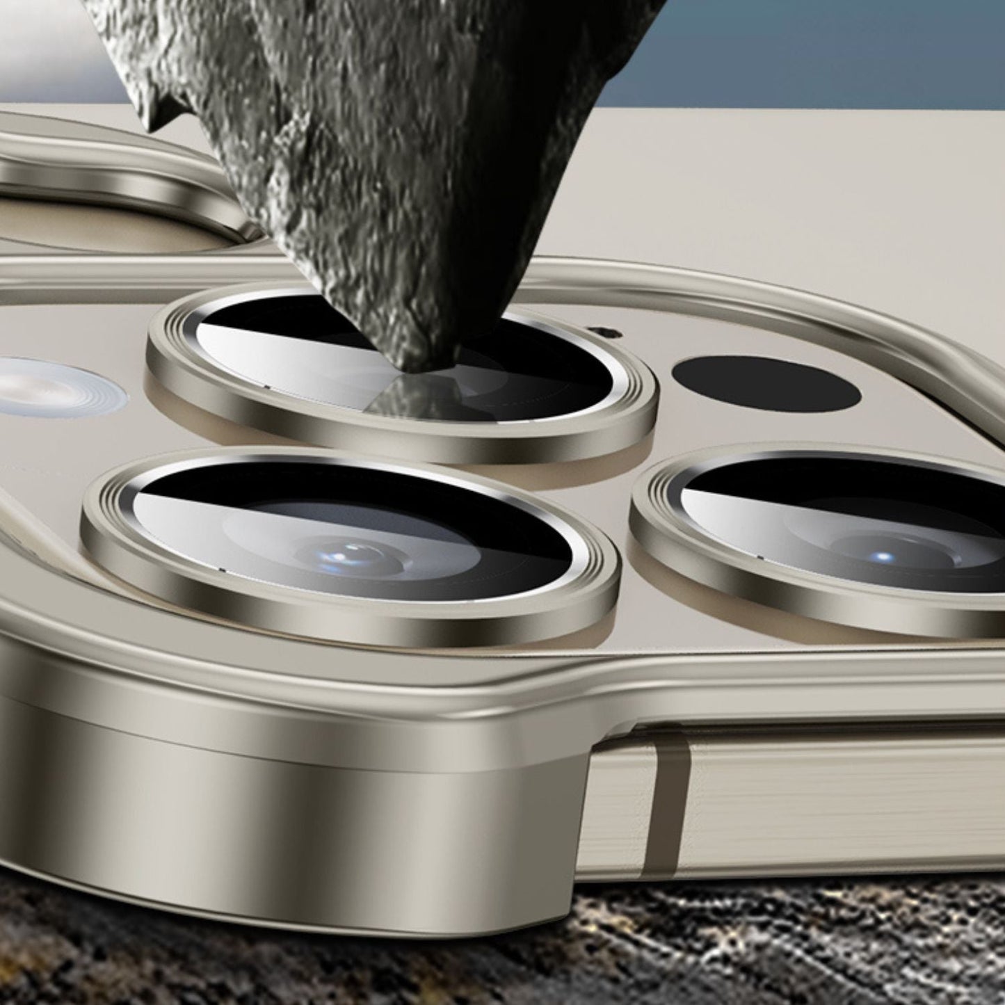 Smal smartphoneficka med minimalistisk design