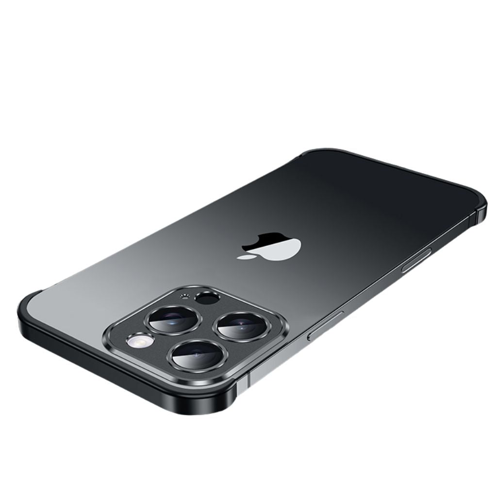 Slankt och minimalistiskt metallskydd för smartphone