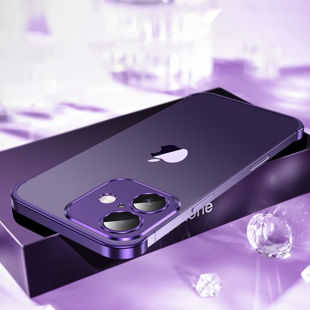 Slankt och minimalistiskt metallskydd för smartphone