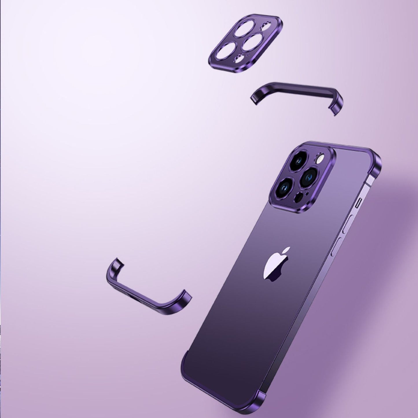 Slankt och minimalistiskt metallskydd för smartphone
