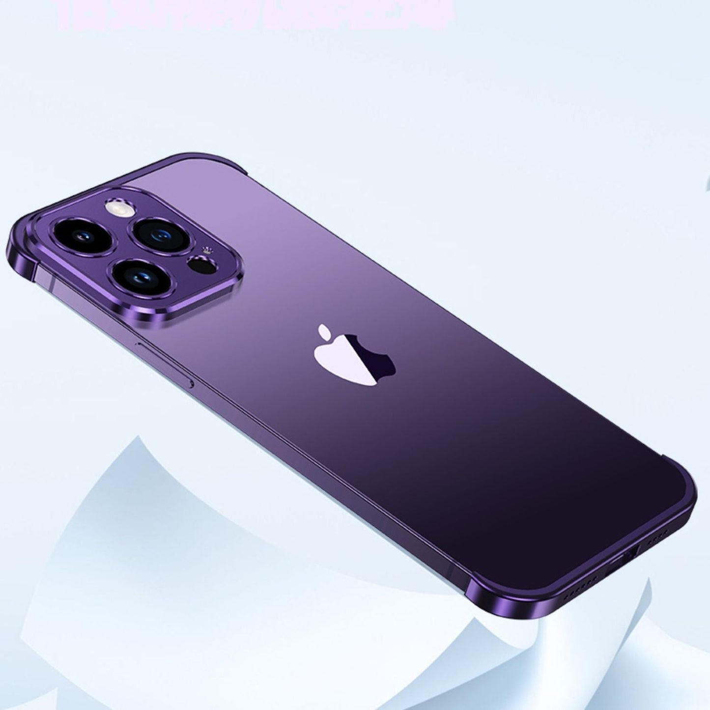 Slankt och minimalistiskt metallskydd för smartphone