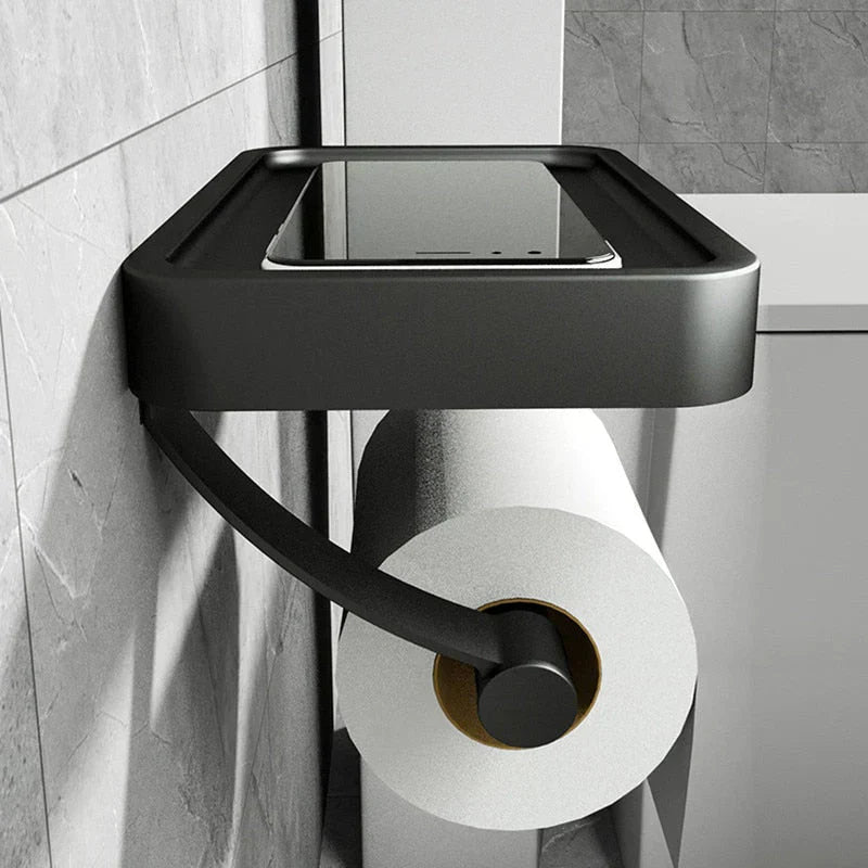 Vægholder til toiletpapir med hylde – SmartHold