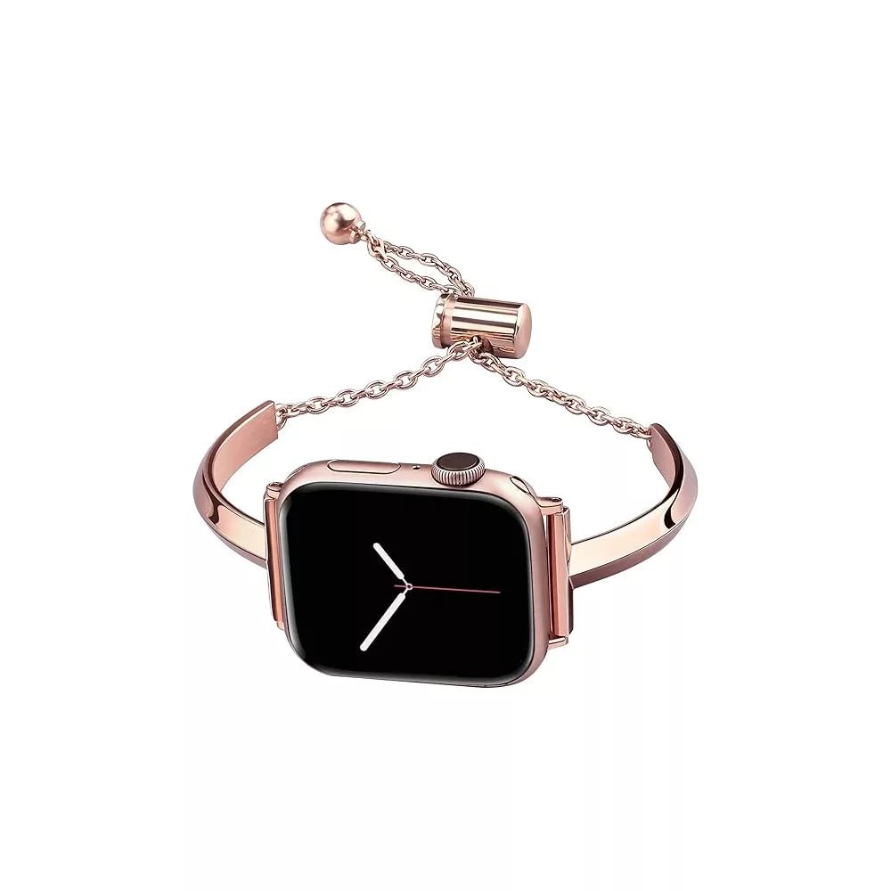 Elegante rustfrit stål armbånd til Apple Watch til daglig brug