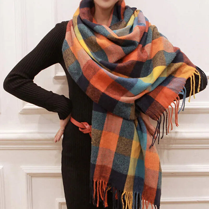 Elegant Cashmere Tørklæde - Varmt og Stilfuldt til Alle Sæsoner