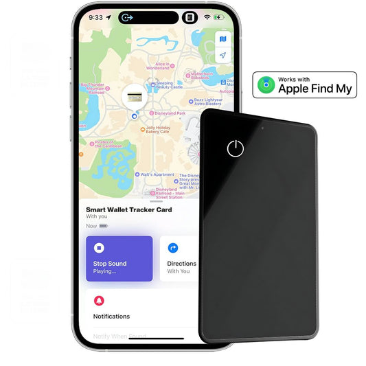 Air tracking kort til pung | Ultratynd 2.1 mm tracker