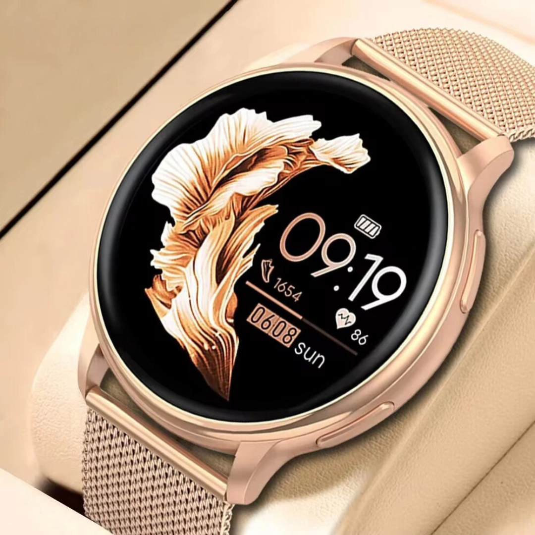 Smartwatch med Bluetooth-opkald og sundhedsovervågning