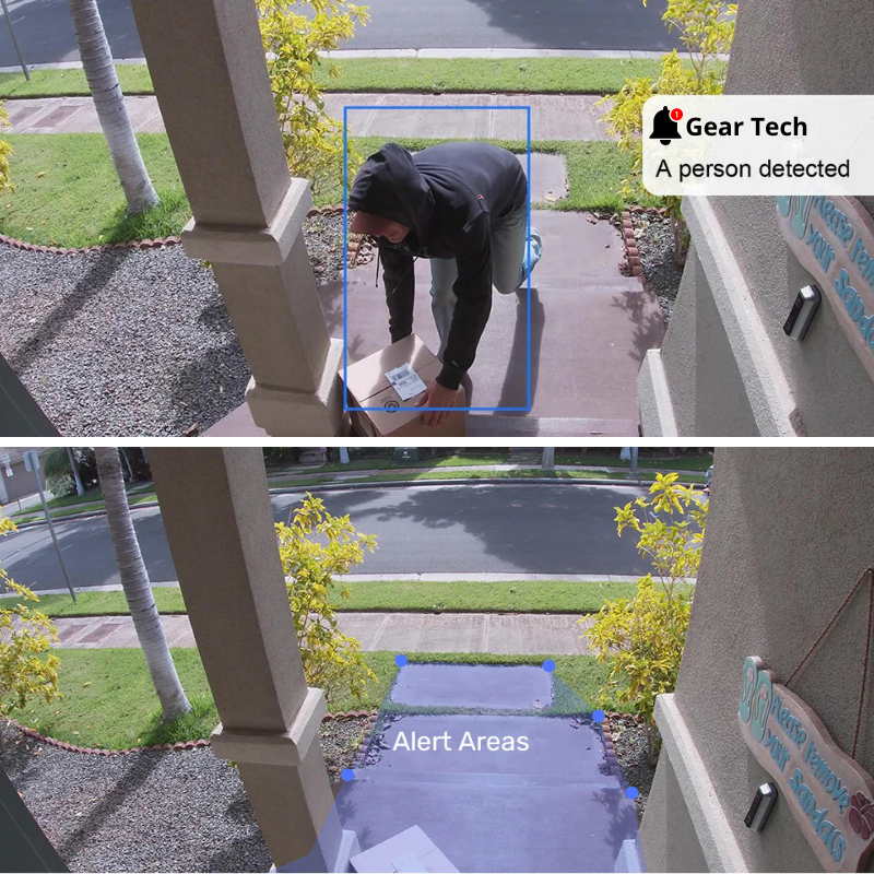 Trådløs HD Dørklokke Kamera med Nattesyn & To-vejs Lyd