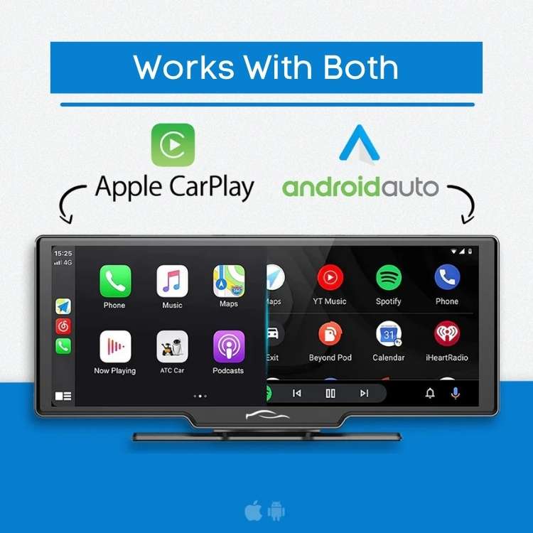 Smartskärm 10.25” – Trådlös CarPlay & Android Auto