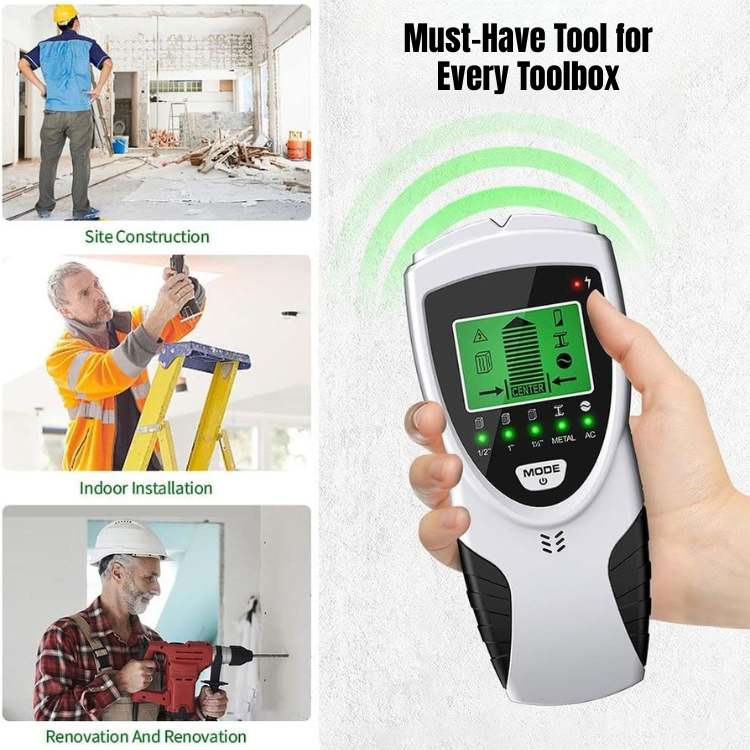 5-i-1 Väggdetektor med smart teknik