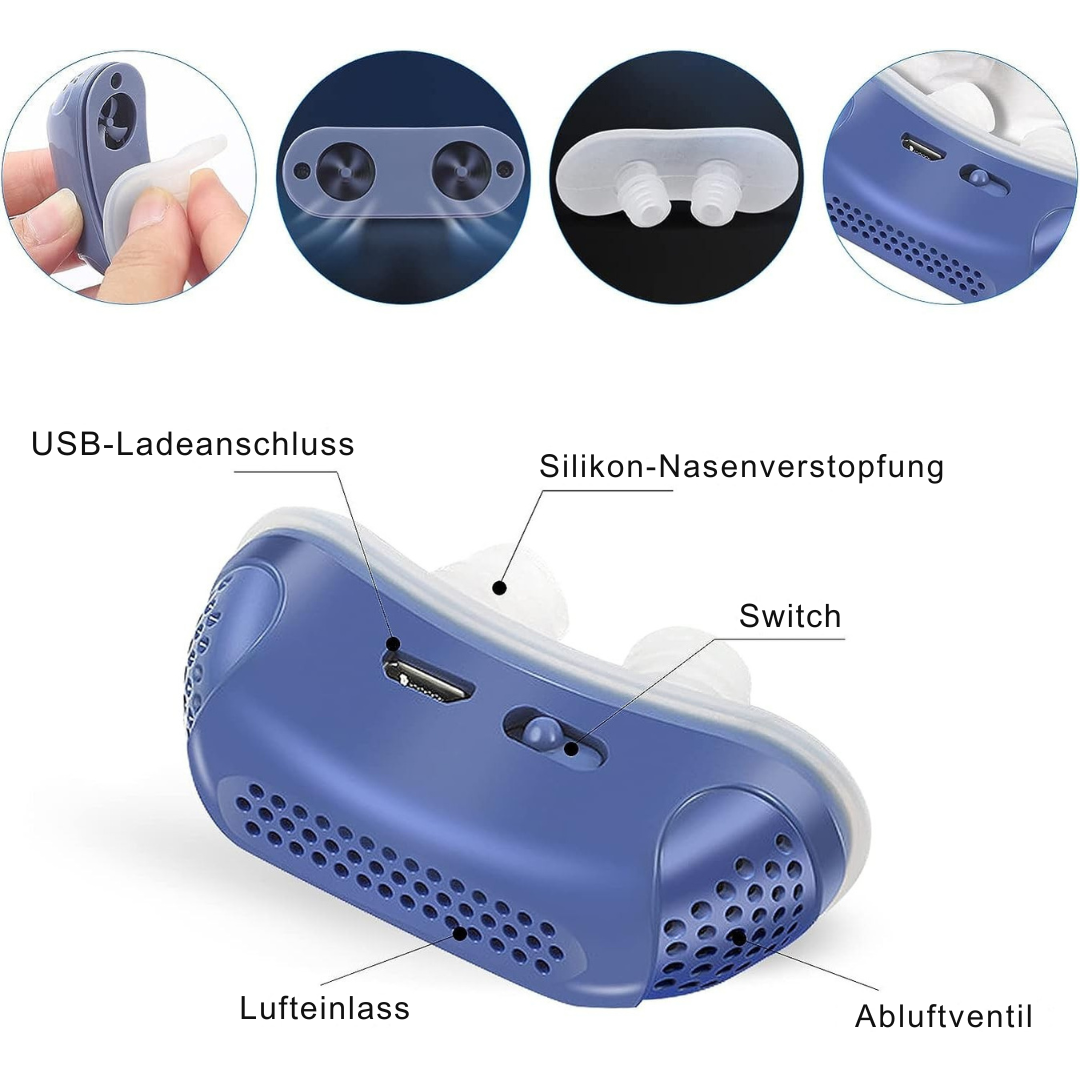 SleepSecure | Bärbar enhet för apnédiagnostik och snarkdämpning
