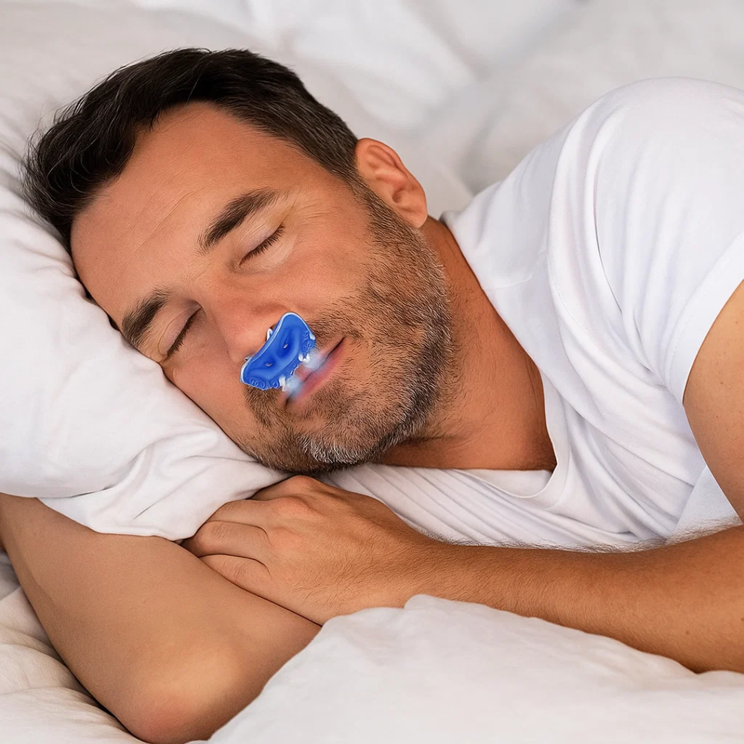 SleepSecure | Bärbar enhet för apnédiagnostik och snarkdämpning